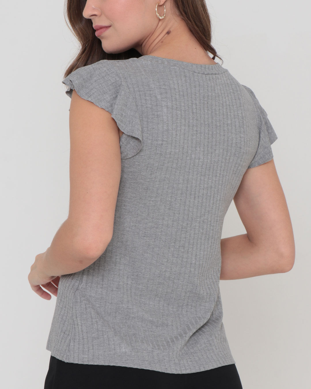 Blusa-1545-Canelada-Gola-V---Cinza-Claro