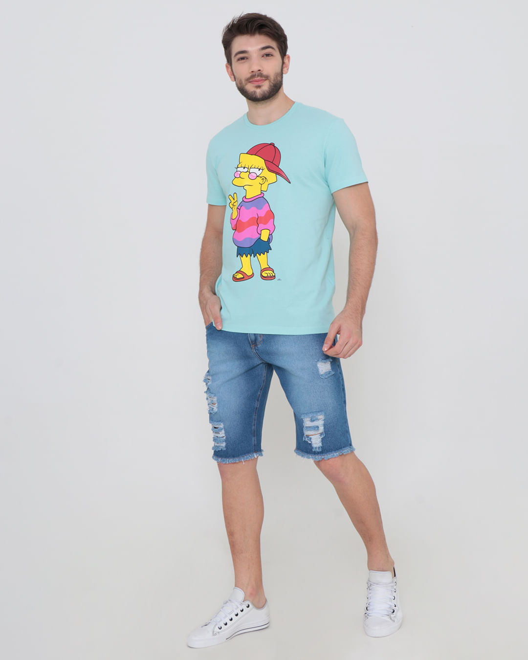Camiseta-Sim121013--Simpsons-Pgg---Verde-Claro