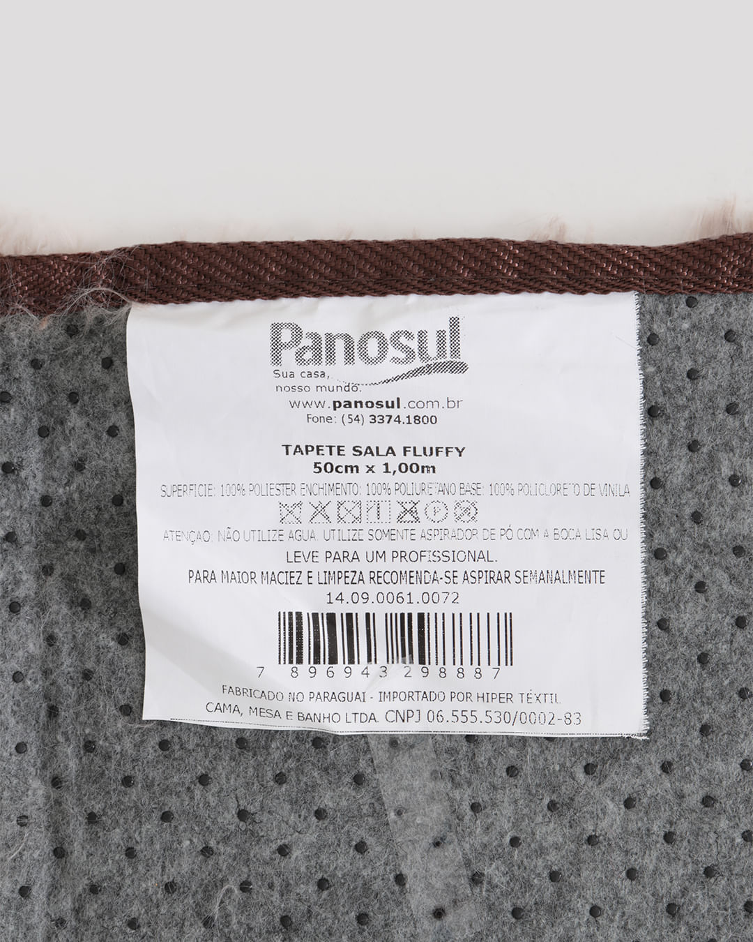 Tapete-Sala-Fluffy-50x100---Bege-Escuro