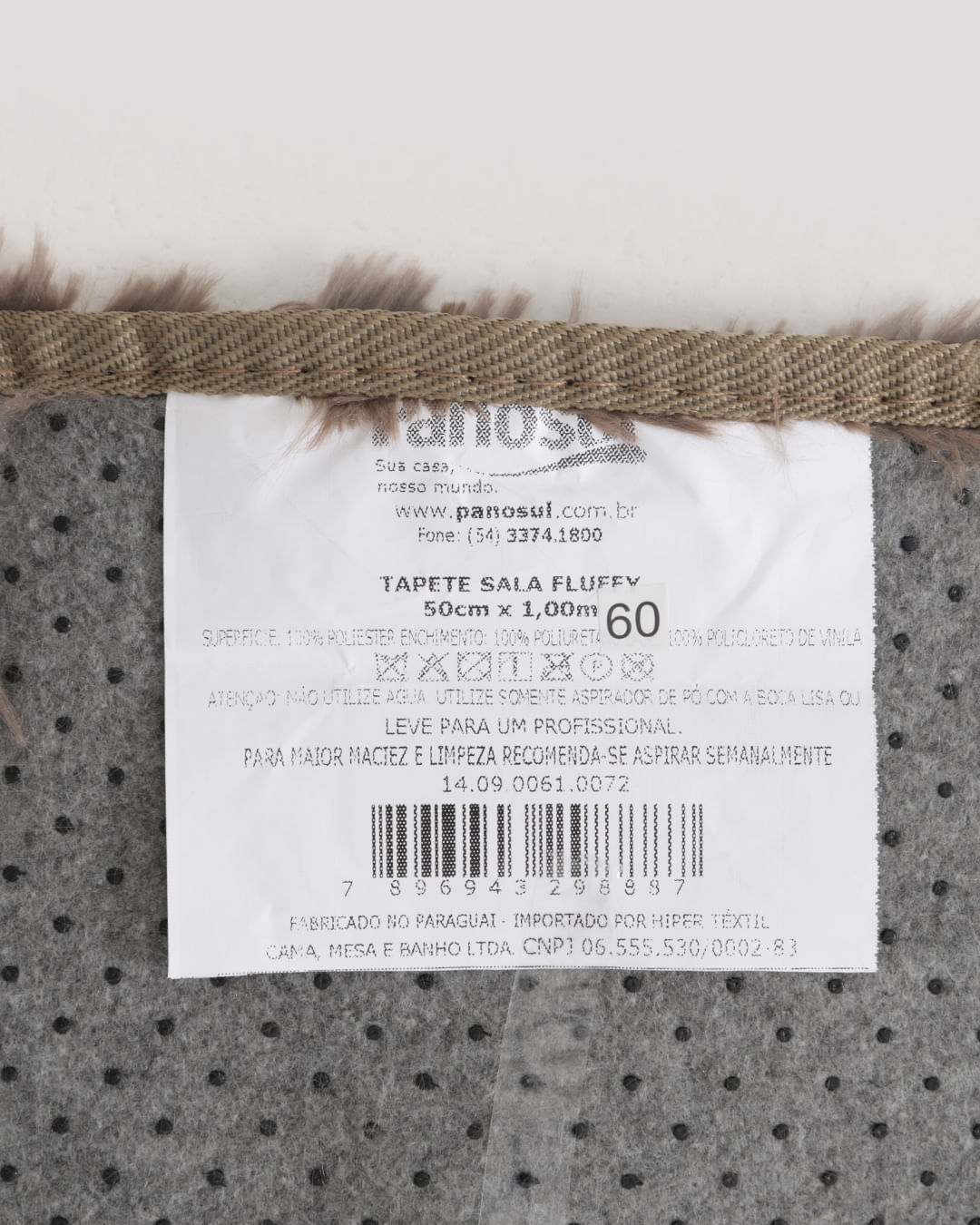 Tapete-Sala-Fluffy-50x100---Cinza-Claro