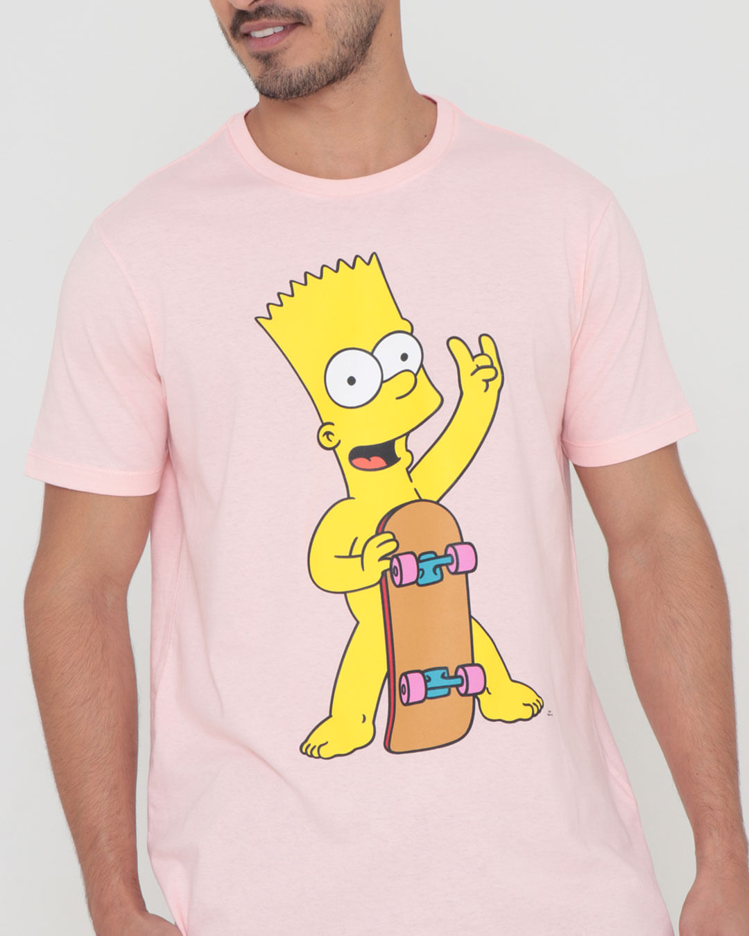Camiseta-Sim121006--Simpsons-Pgg---Rosa-Claro