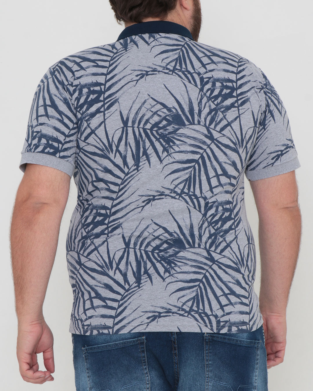 Polo-Ib-8717-Floral-Com-Bordado-Plus---Marinho