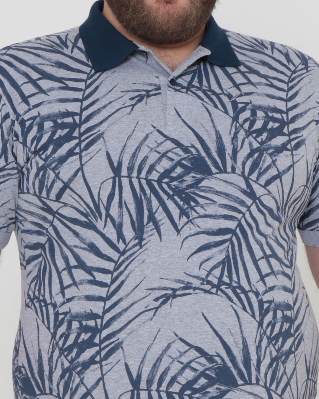 Polo-Ib-8717-Floral-Com-Bordado-Plus---Marinho