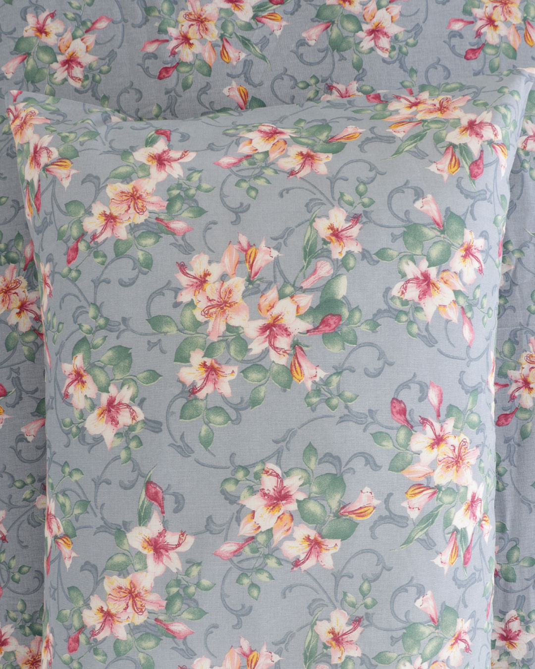 Jg-Cama-Solteiro-Trellis-Azul---2-Pc---Azul-Claro