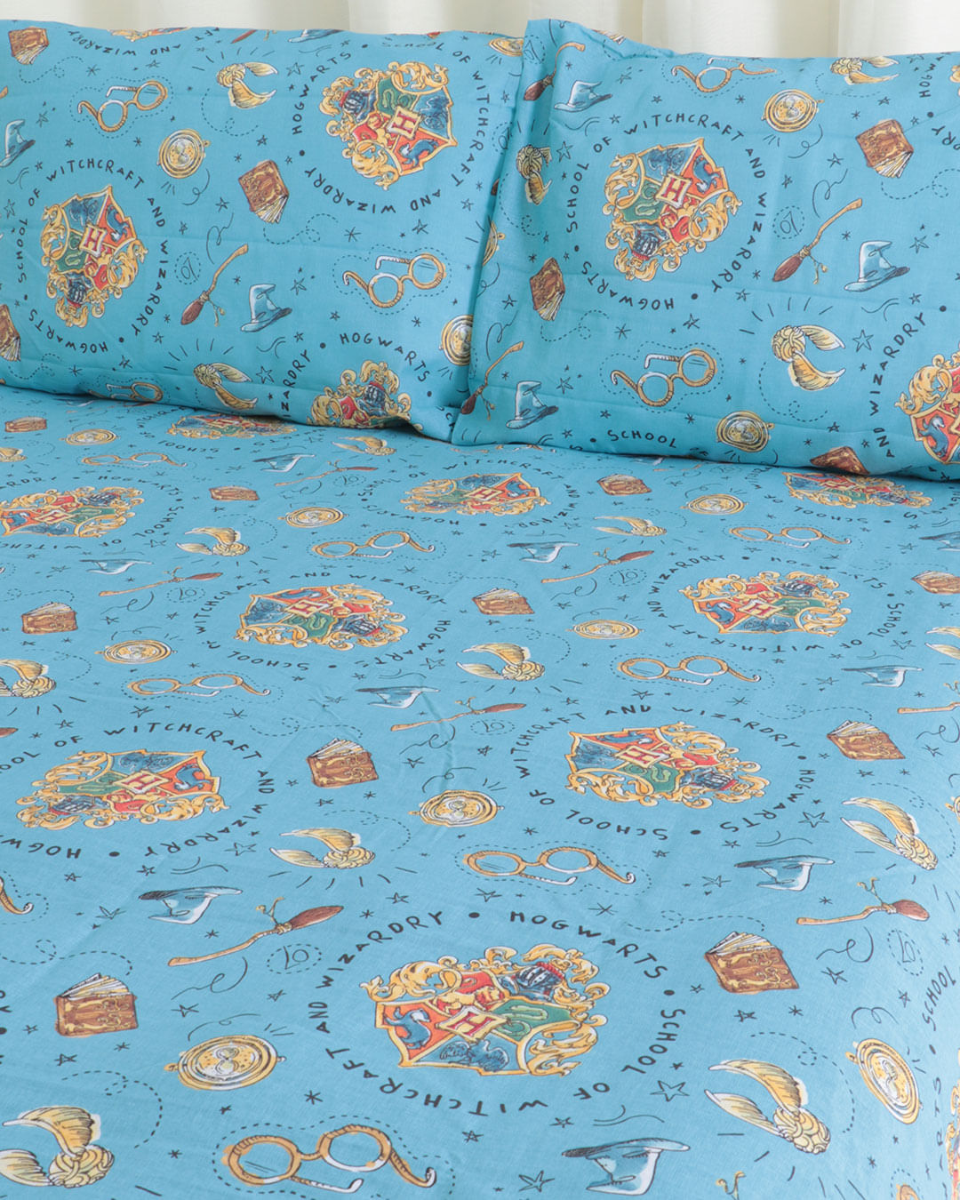 Jg-De-Cama-Casal-Harry-Potter--2pcs---Azul-Medio