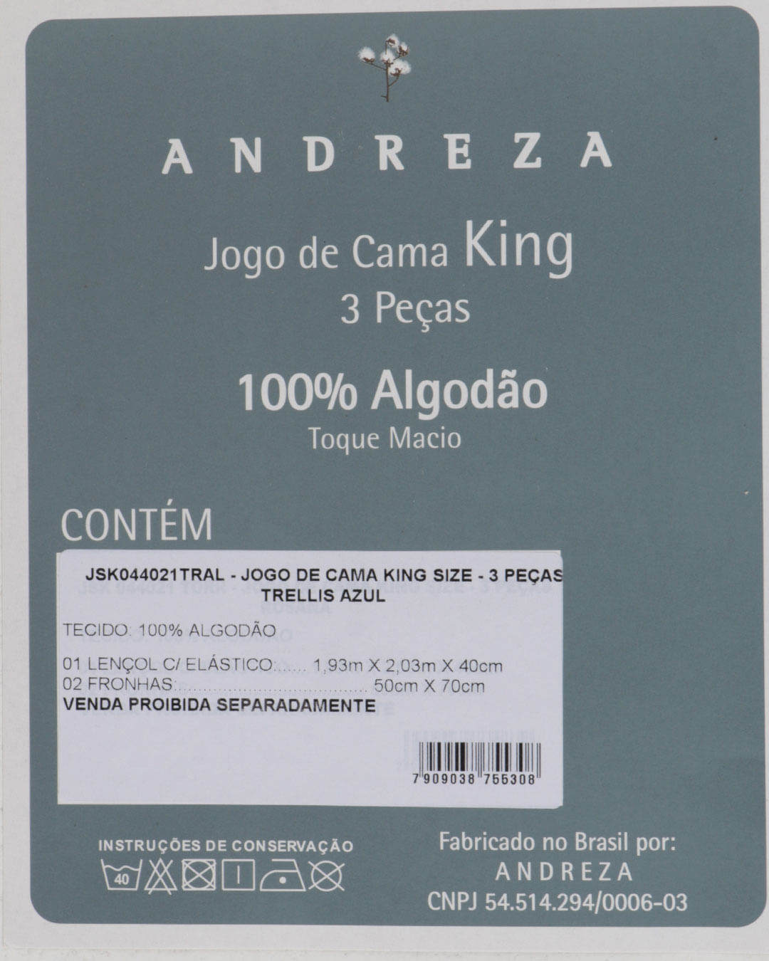 Jg-Cama-King-Size-Trellis-Azul---3-Pc---Azul-Claro