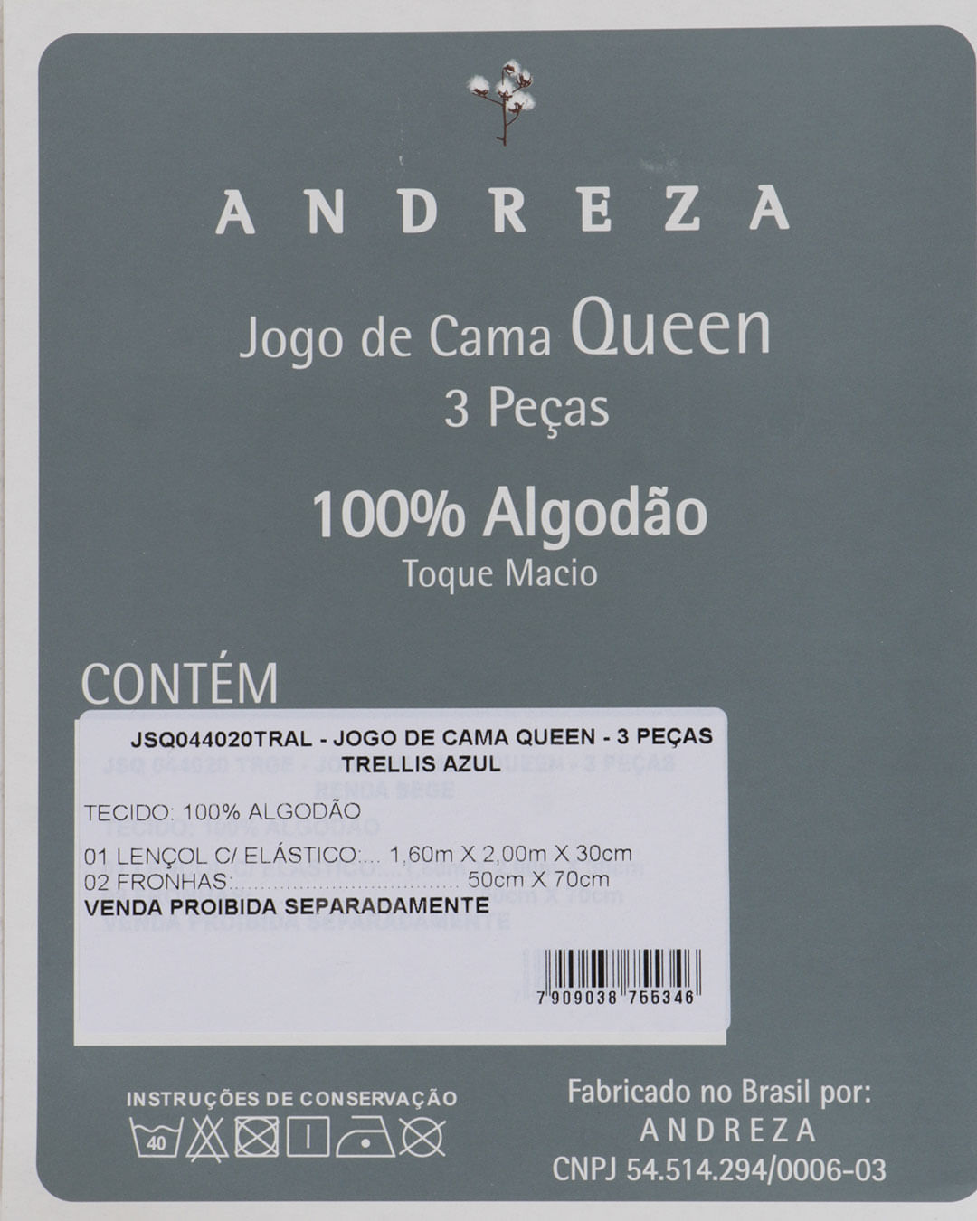 Jg-Cama-Queen-Trellis-Azul--3-Pc---Azul-Claro