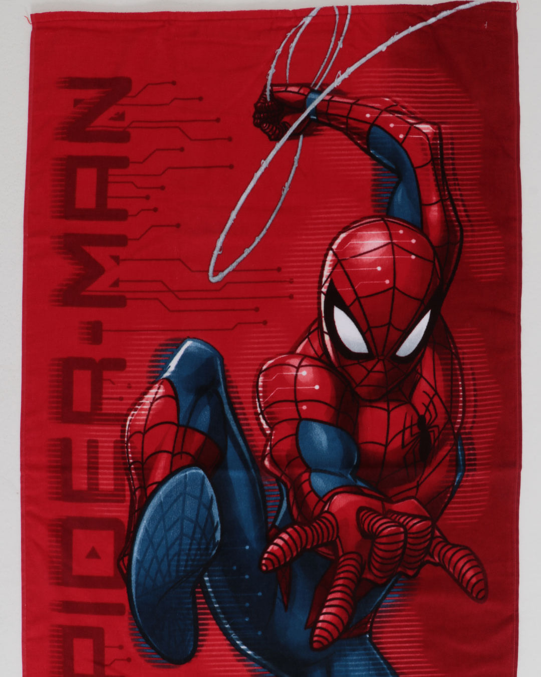 Toalha-Bh-Veludo-70x130-Homem-Aranha---Vermelho-Medio