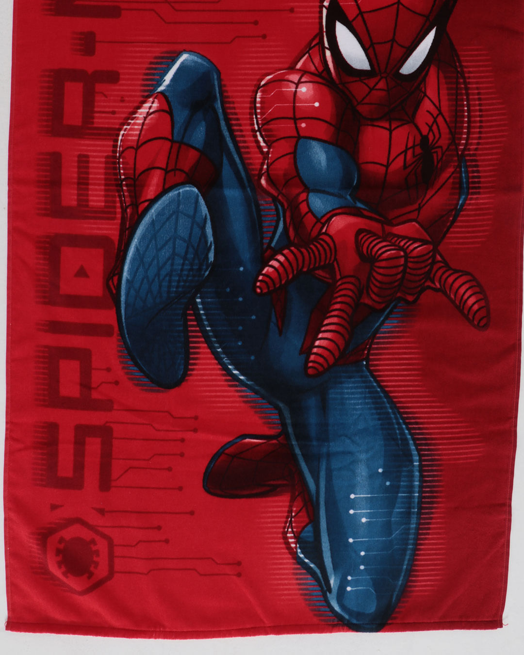 Toalha-Bh-Veludo-70x130-Homem-Aranha---Vermelho-Medio