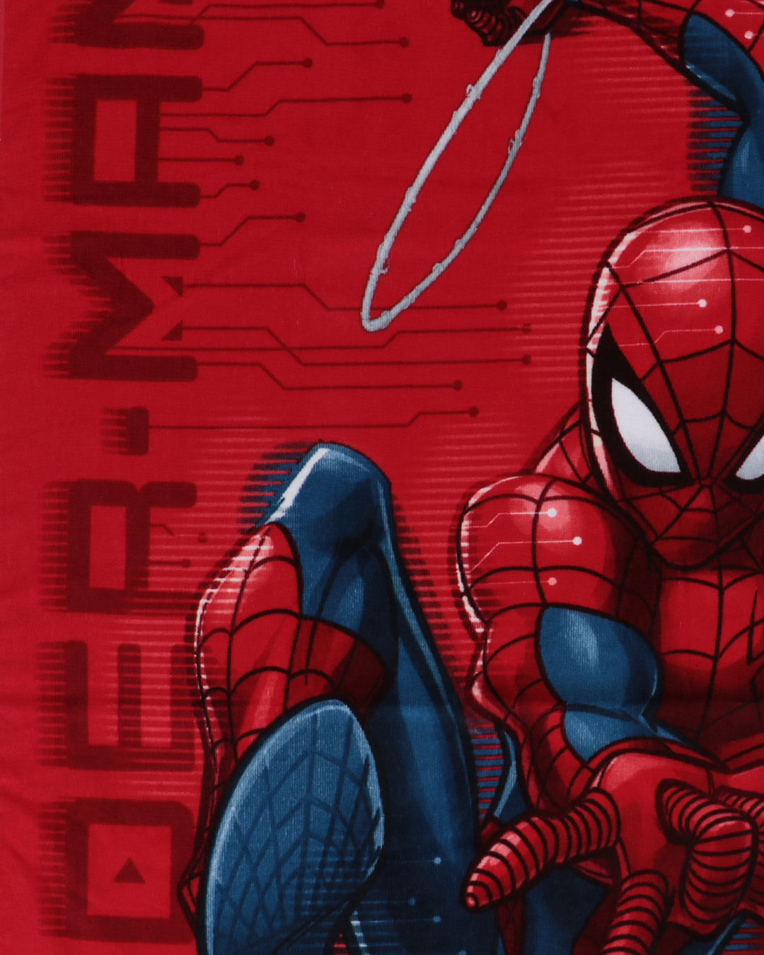 Toalha-Bh-Veludo-70x130-Homem-Aranha---Vermelho-Medio