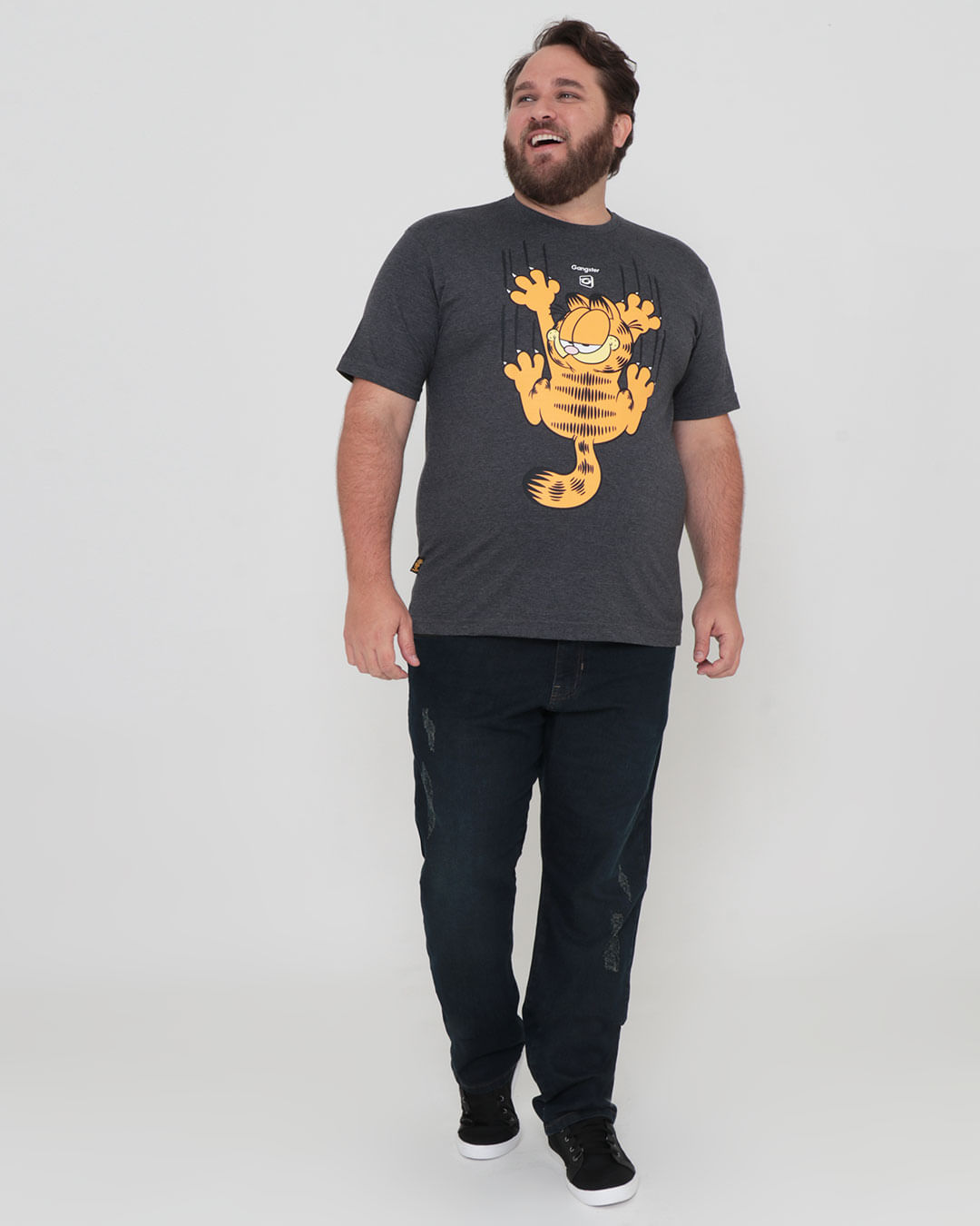 Camiseta-50011588-Garfield-Plus-G1g4---Cinza-Medio