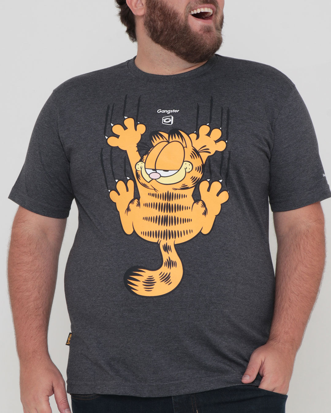 Camiseta-50011588-Garfield-Plus-G1g4---Cinza-Medio