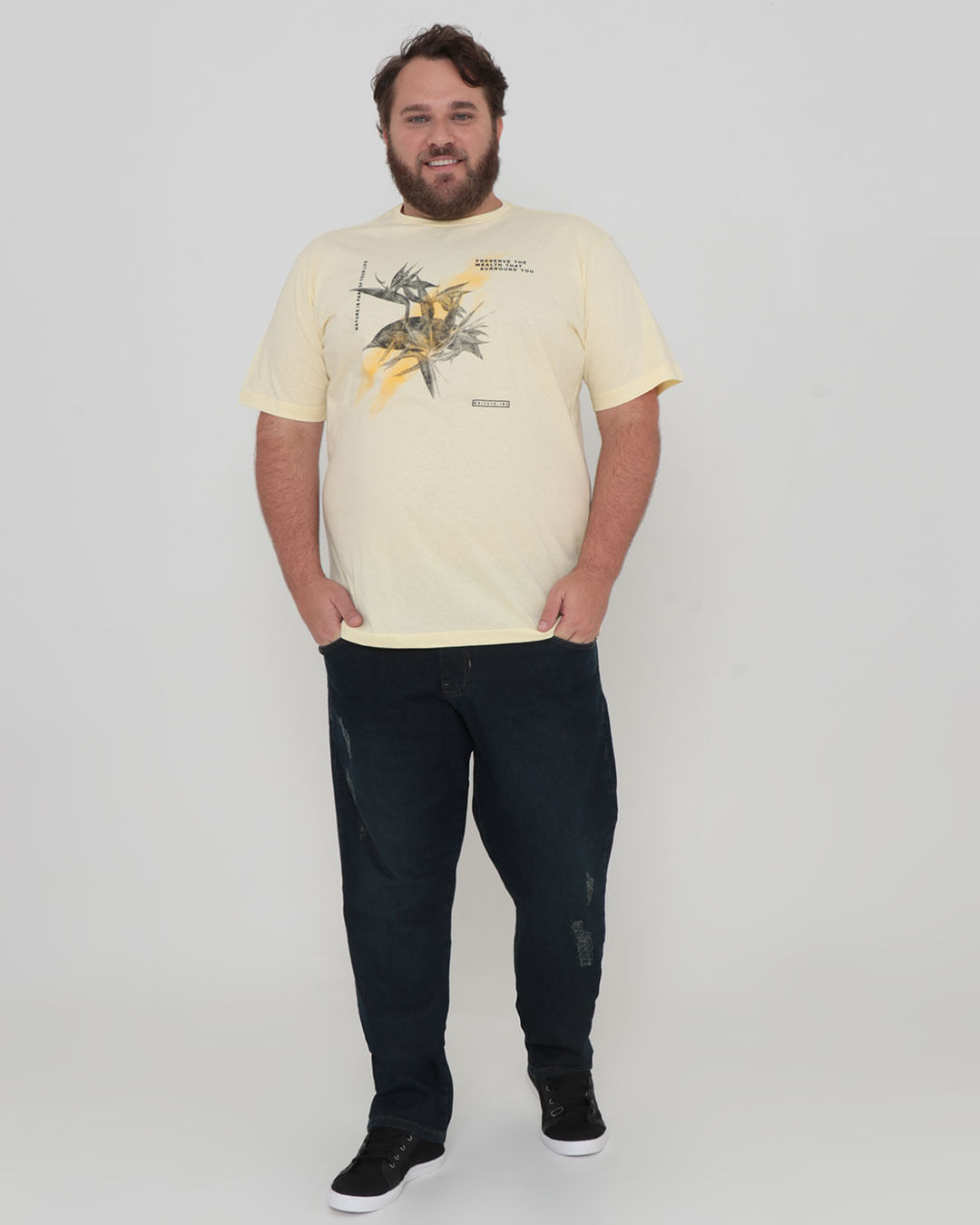 Camiseta-51180697-Dixie-Resort-Plus---Amarelo-Claro