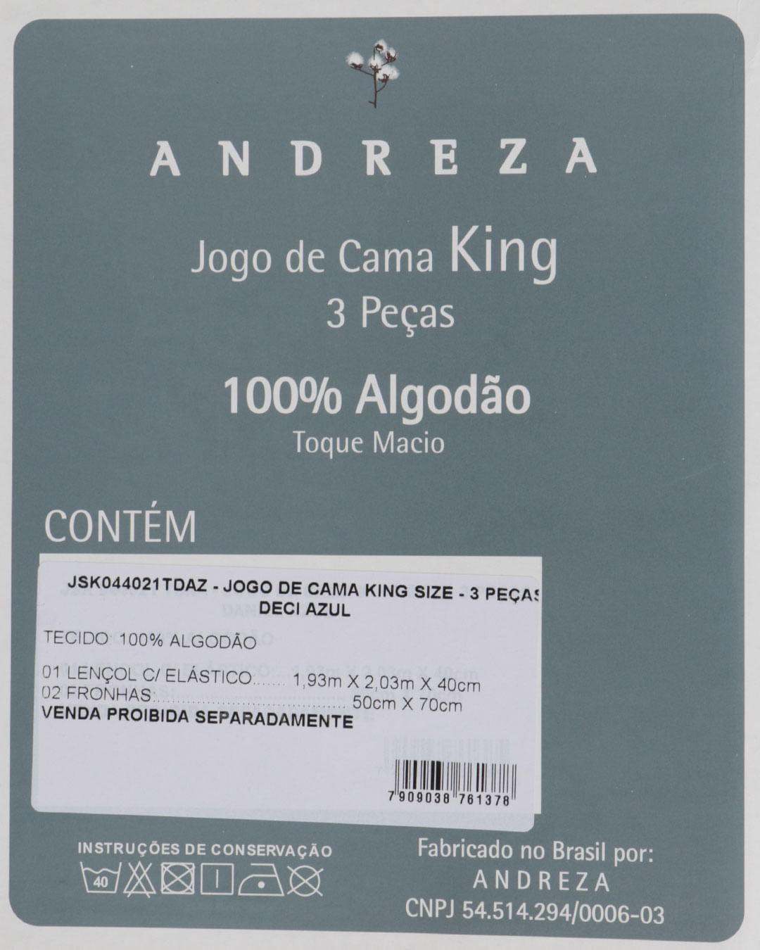Jg-De-Cama-King-Size-Deci-Azul---3-Pc---Azul-Claro