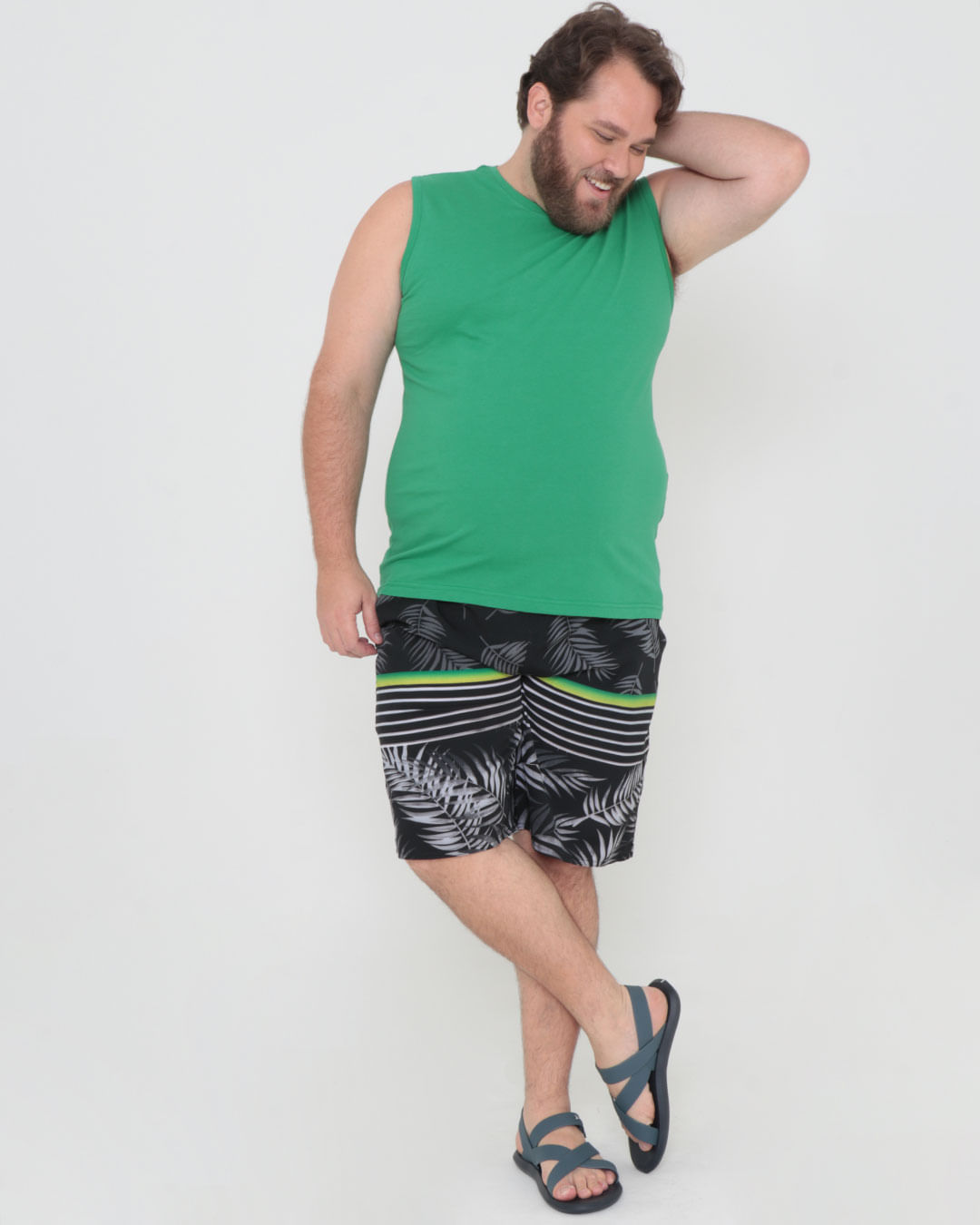 Machao-641-Madlisa-Plus-Size---Verde-Medio