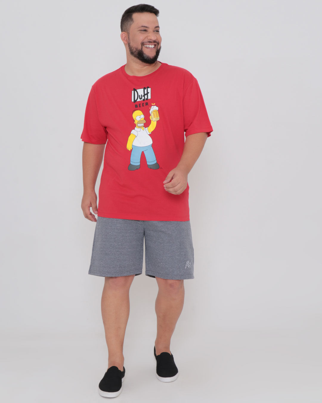 Camiseta-Sim121072-Simpsons-Plus---Vermelho-Claro