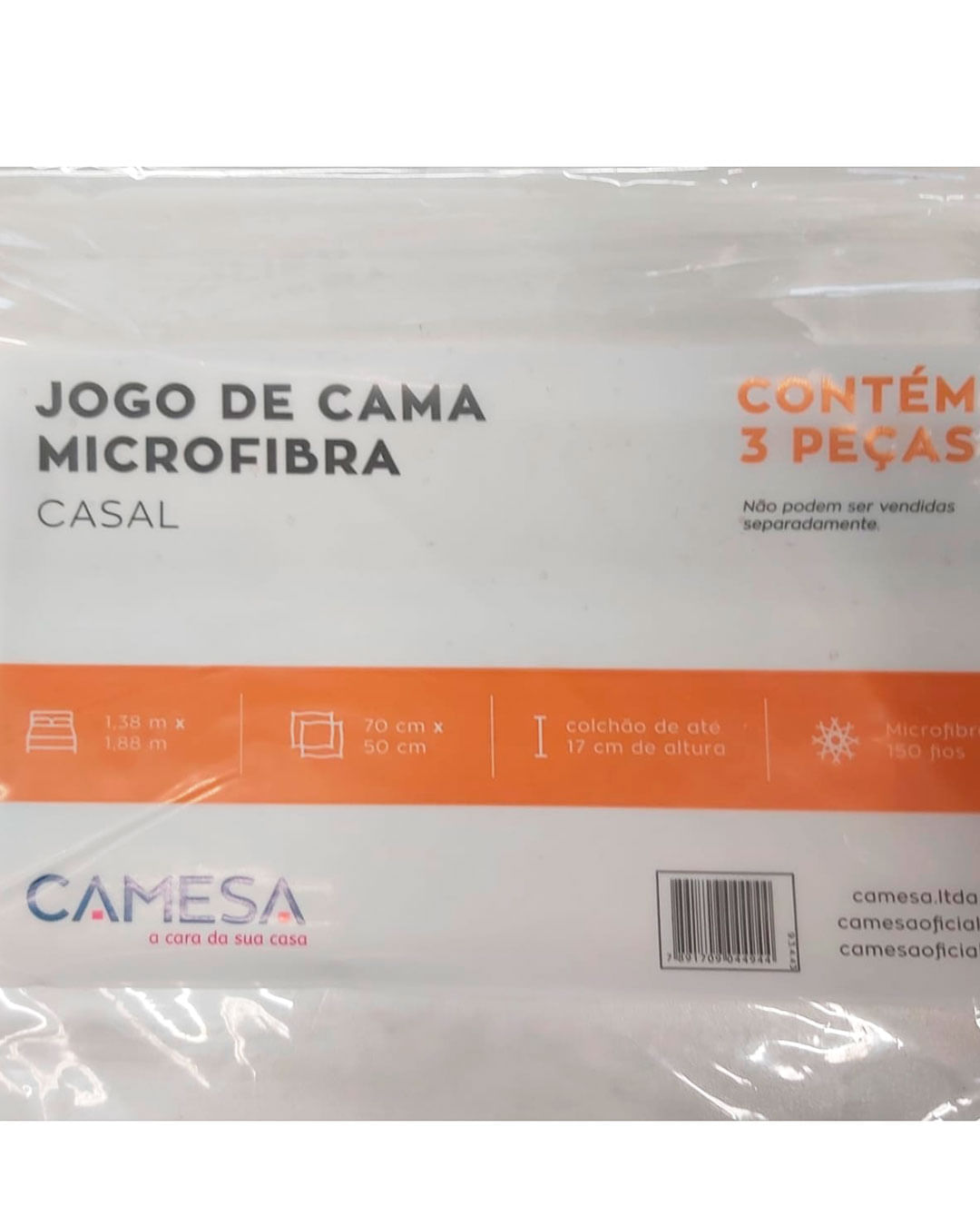 Jogo-De-Cama-Casal-Simples-Celastico-3p---Cinza-Claro