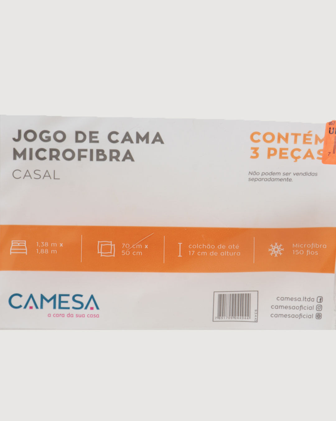 Jogo-De-Cama-Casal-Simples-Celastico-3p---Off-White-Floral