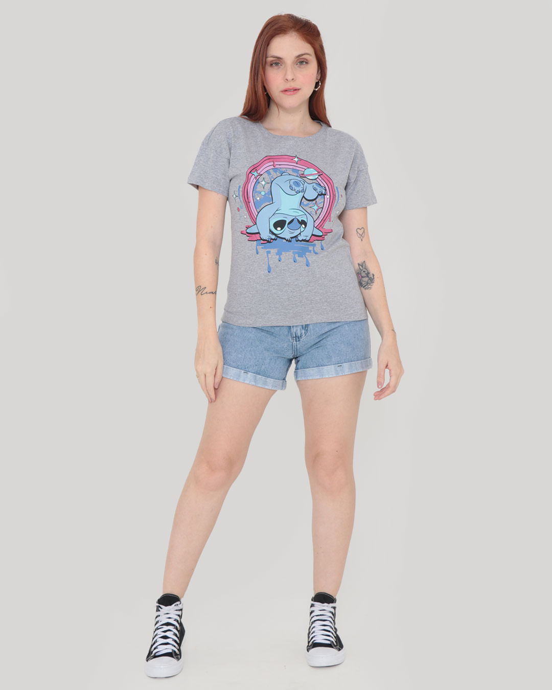 Camiseta-Stitch-Foil-R1579---Cinza-Claro