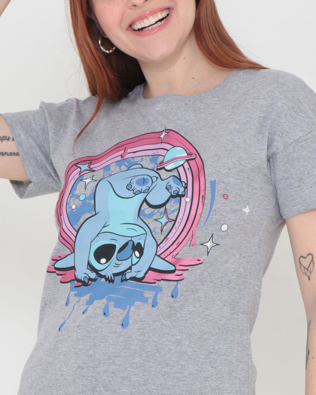 Camiseta-Stitch-Foil-R1579---Cinza-Claro