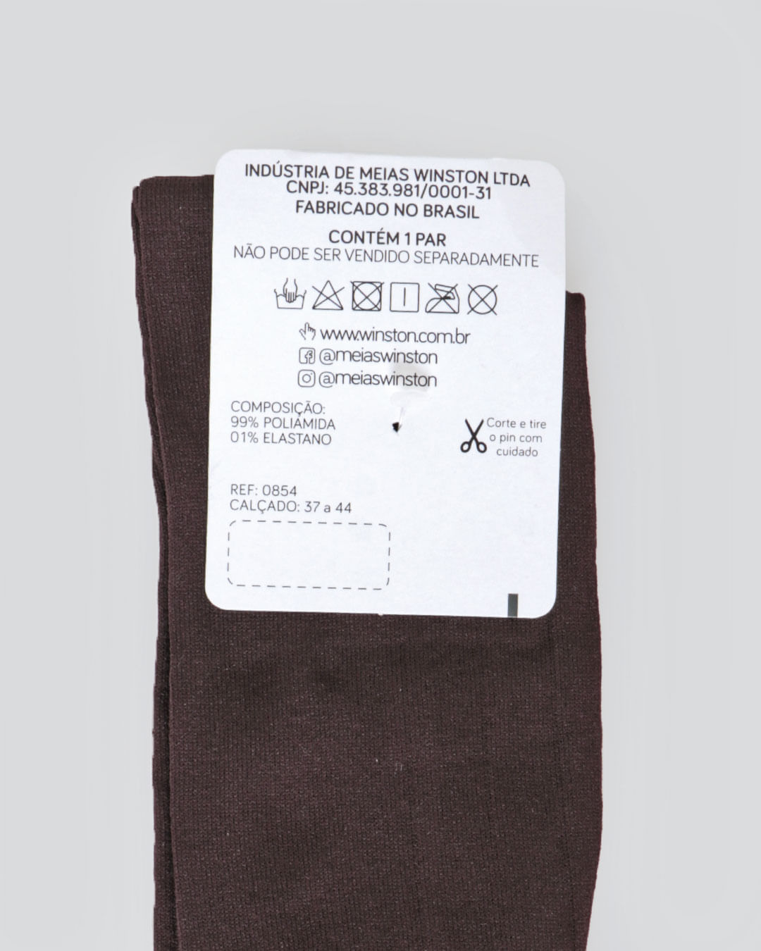Meia-Social-Canel-854-000---Marrom-Medio