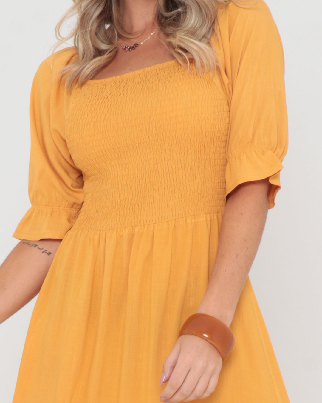 Vestido-7822-C-Lastex-Liso---Mostarda--Claro