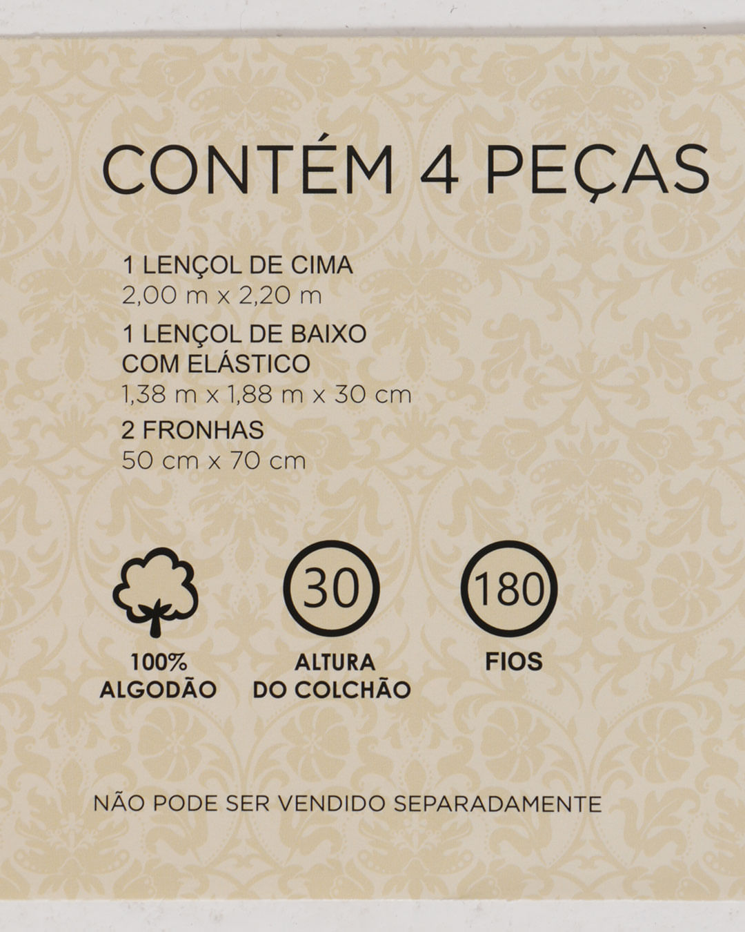 Jogo-De-Cama-Casal-180-Fios---Cinza-Claro