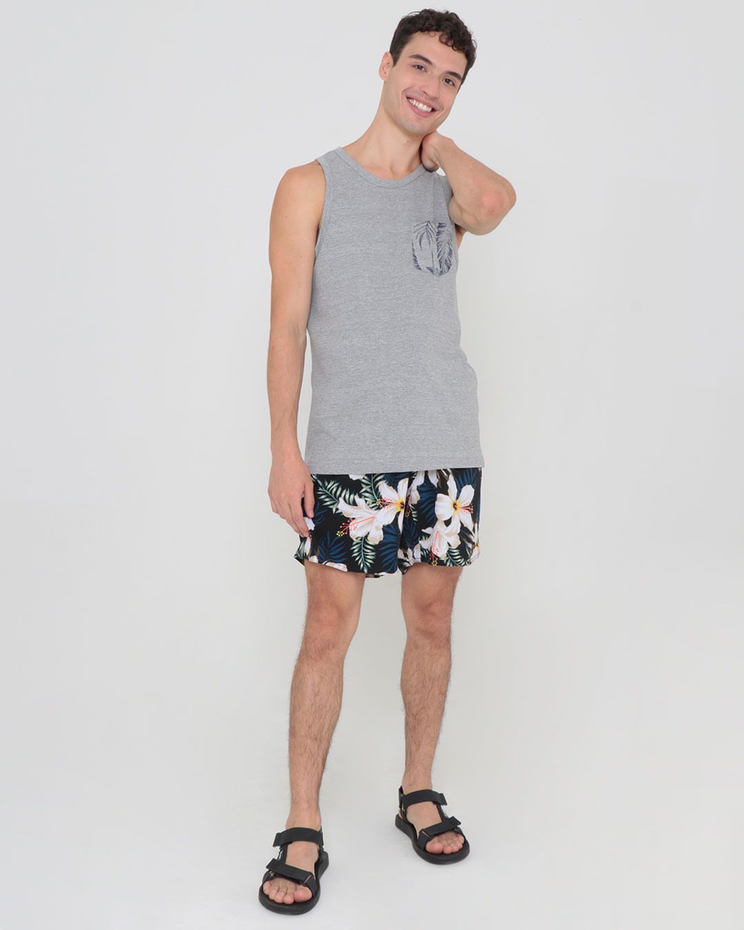 Shorts-2680-Tec-Tecno-Cordao-Preto-El242---Preto-Floral