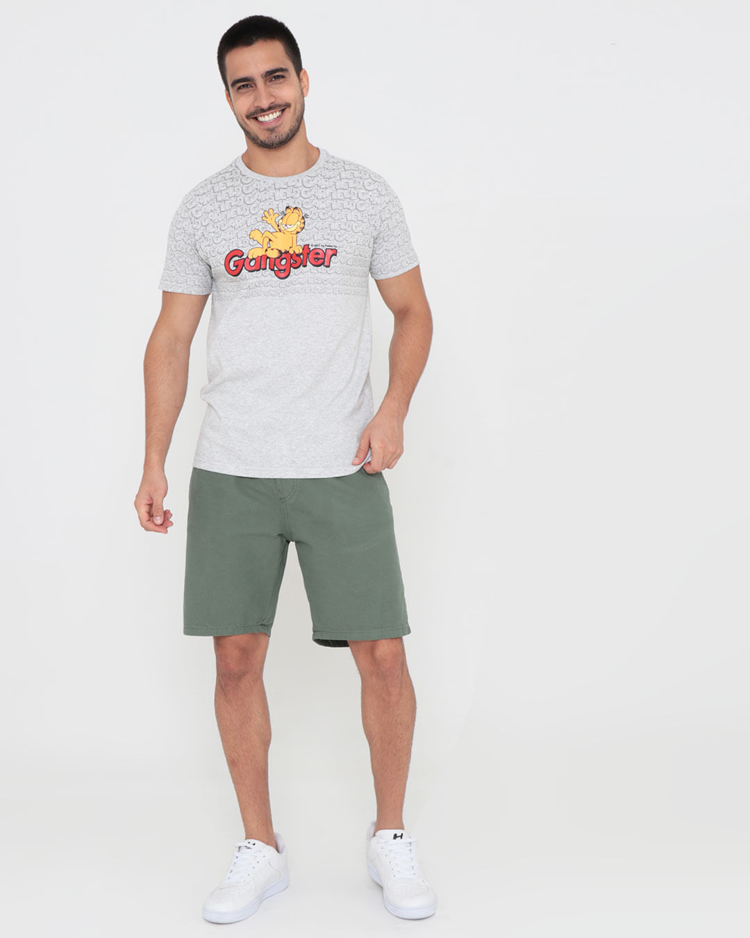 Camiseta-10161419-Garfield-Gangster---Mescla-Claro