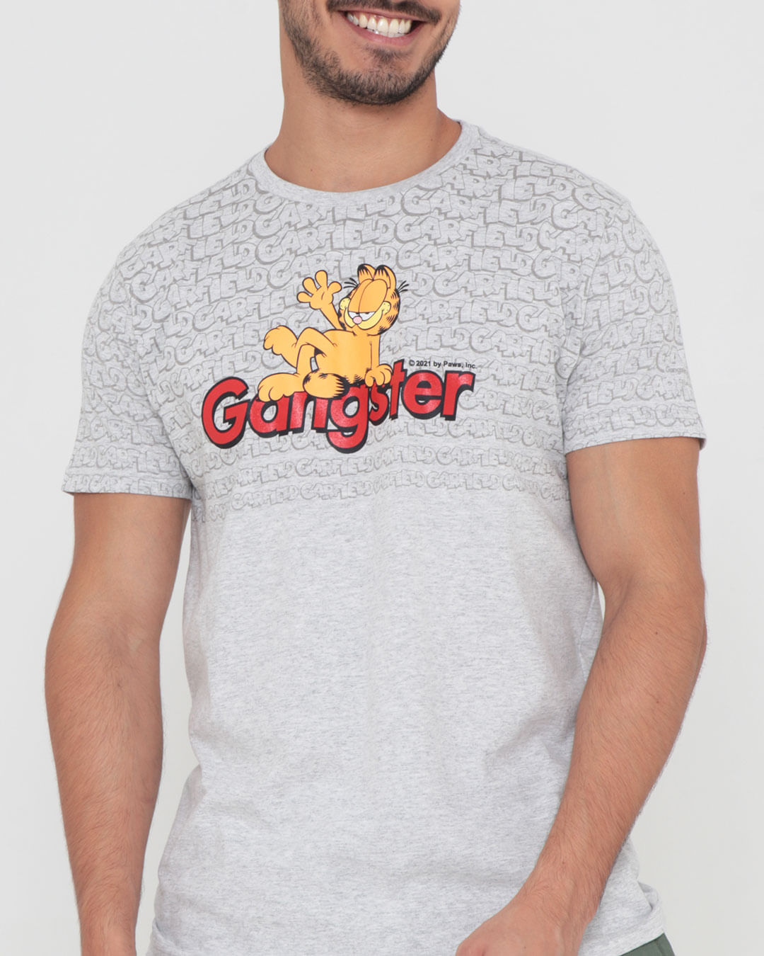 Camiseta-10161419-Garfield-Gangster---Mescla-Claro