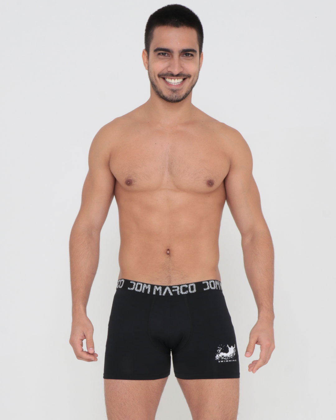 Cueca-8590-Boxer-Microfibra-Adulto---Preto-Xadrez