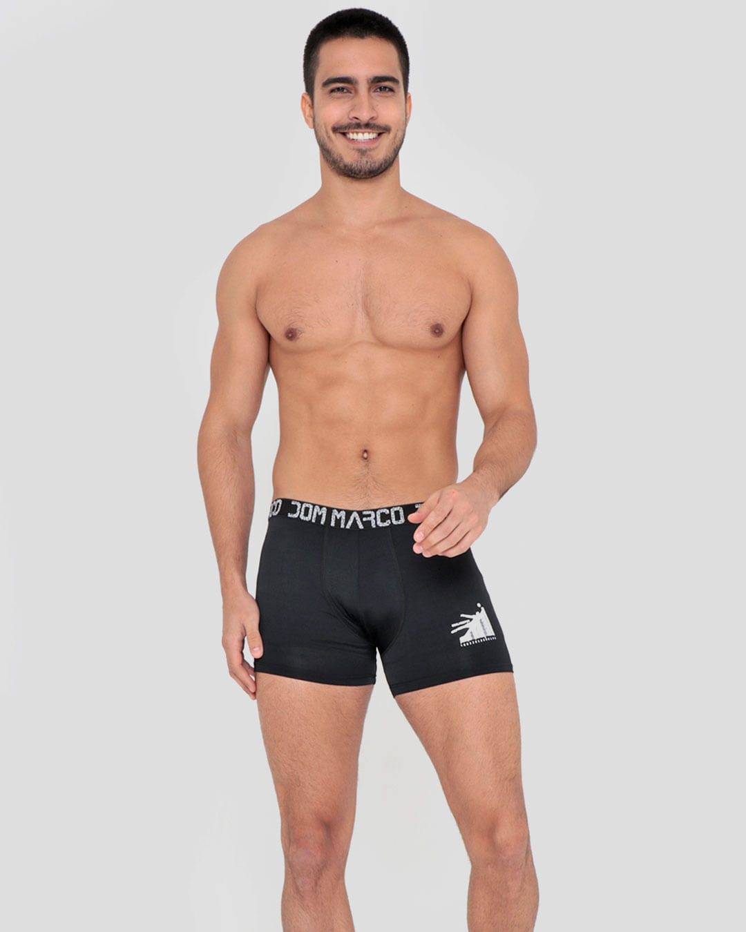 Cueca-8590-Boxer-Microfibra-Adulto---Preto-Geometrico