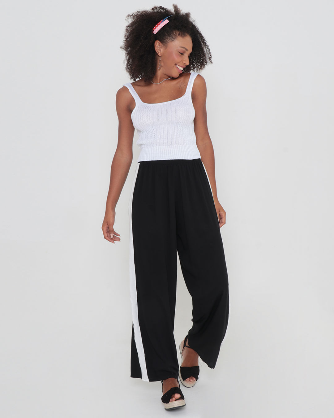 Calca-8205rl-Tec-Plano-Faixa-Lateral---Preto