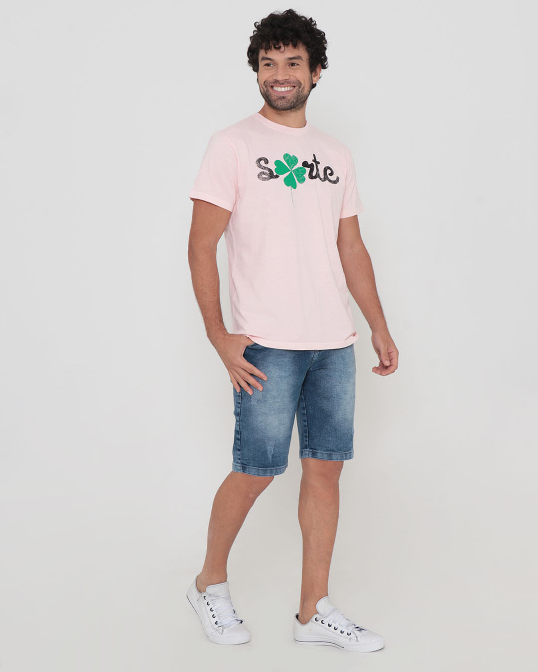 Camiseta-Sorte-Rose-Pgg---Rosa-Claro