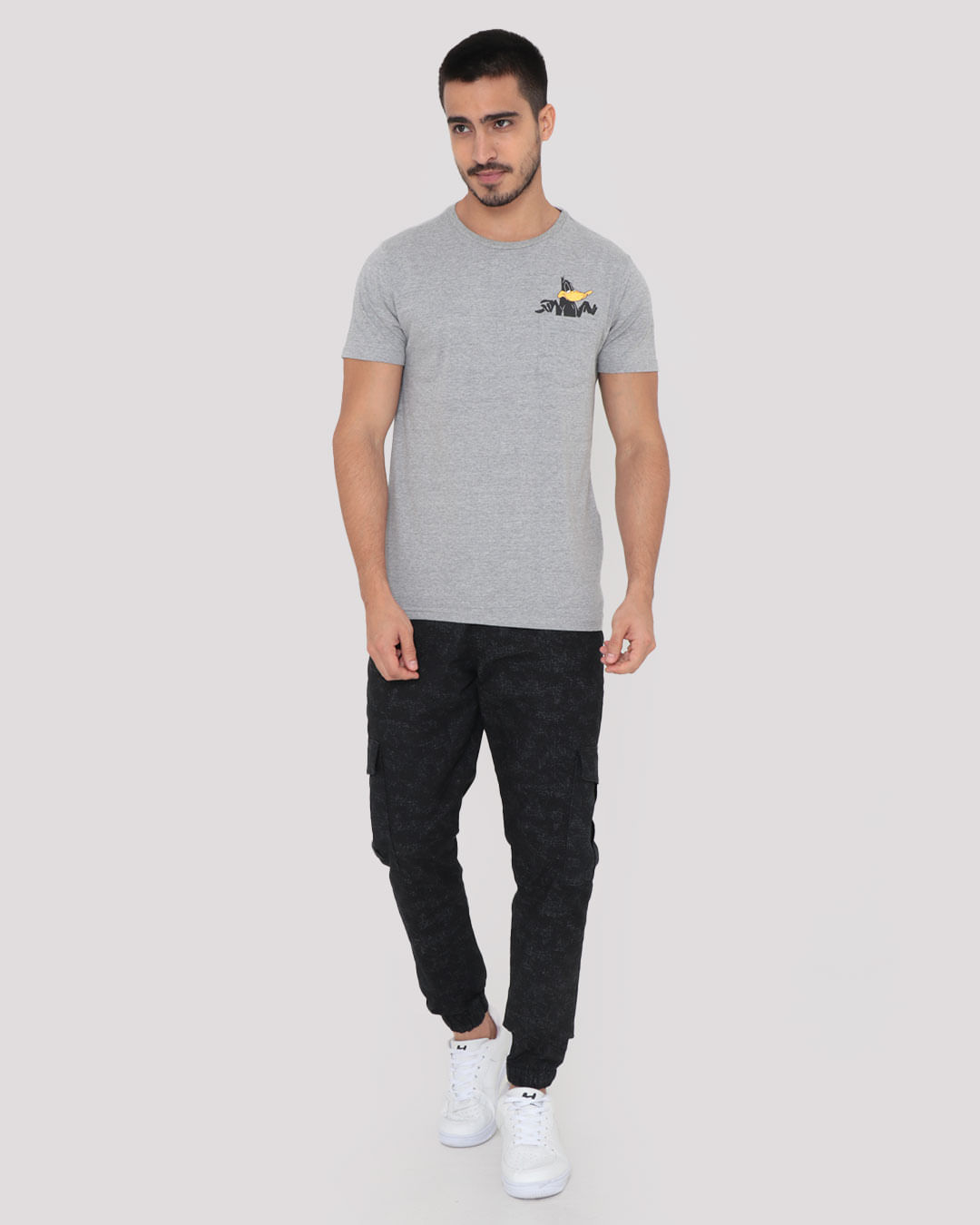 Camiseta-Ttj149-Looney-Tunes-Pgg---Cinza-Claro