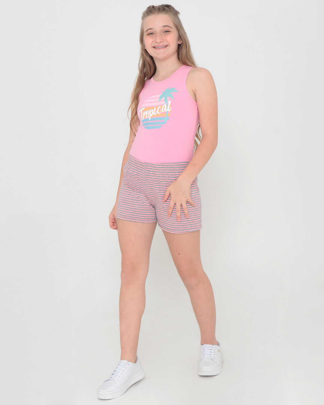 Shorts-50066-Listrad0-Fem-1016---Cinza-Listrado