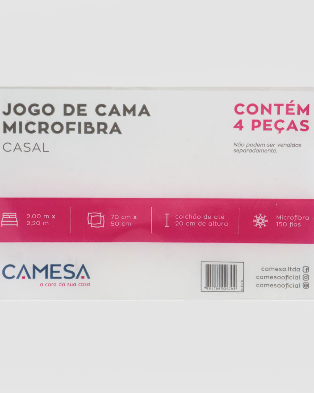 Jogo-De-Cama-Casal-Micro----4-Pecas---Cinza-Floral