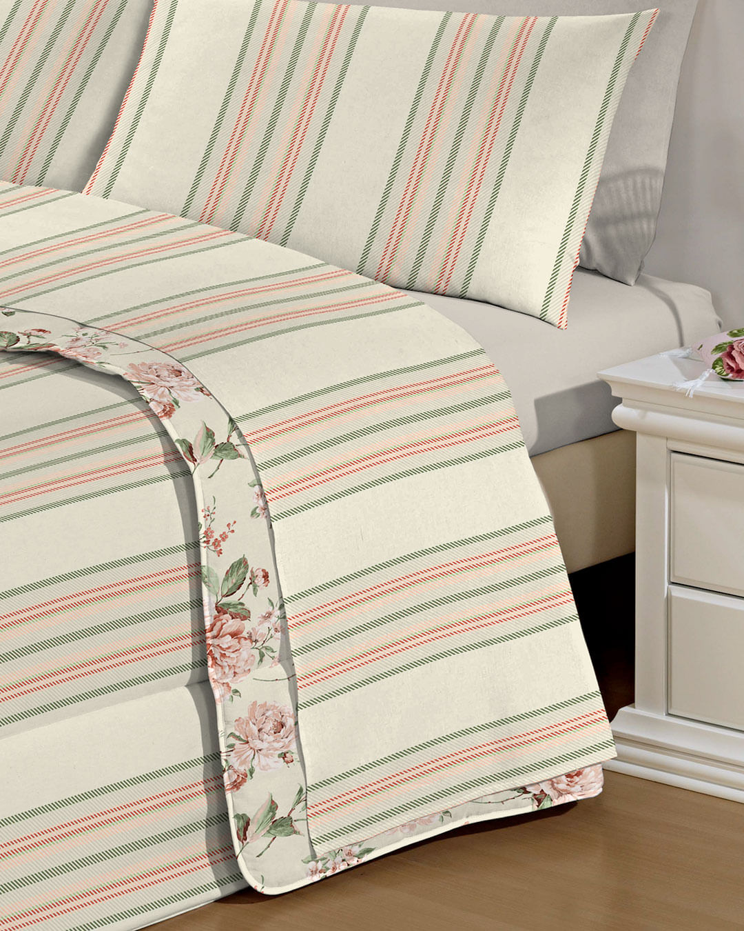 Jogo-De-Cama-Casal-Micro----4-Pecas---Off-White-Listrado