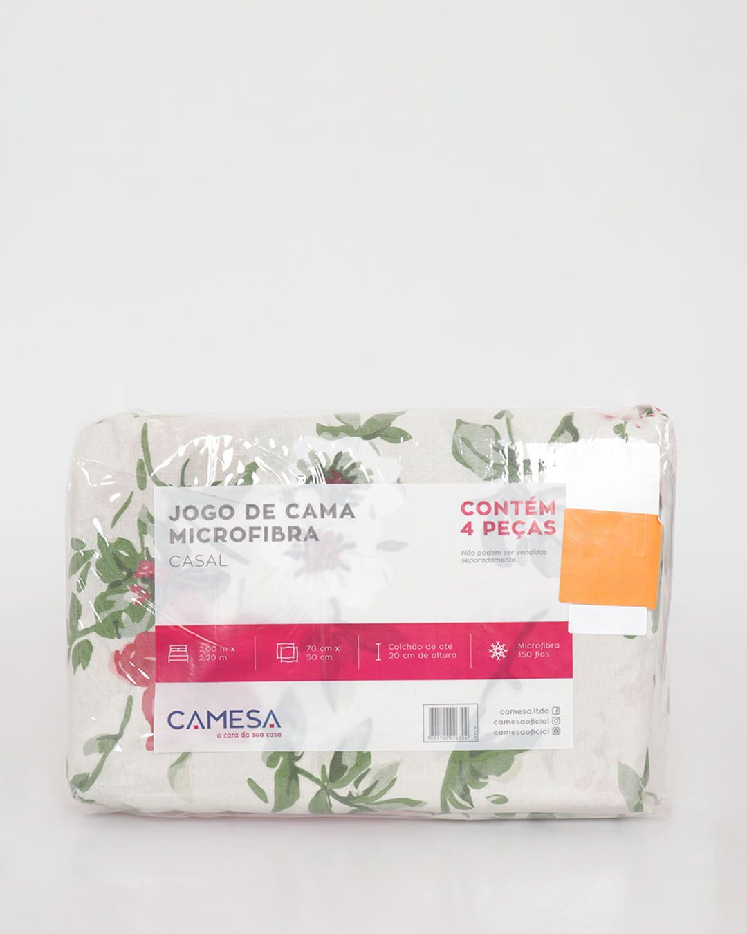 Jogo-De-Cama-Casal-Micro----4-Pecas---Verde-Claro