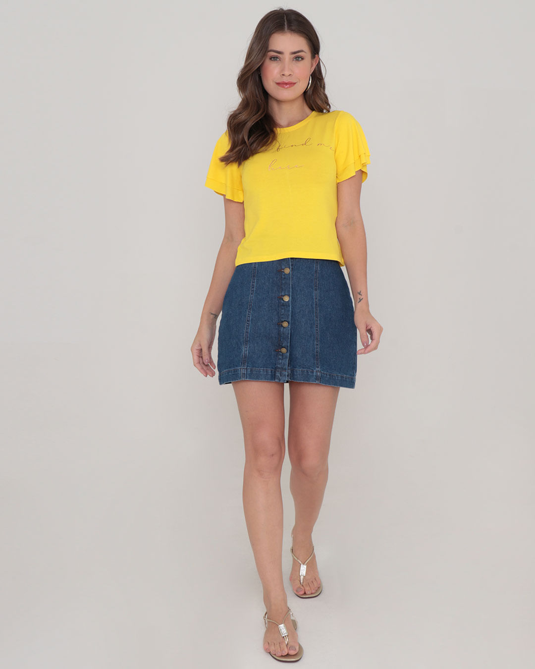 Blusa-Mc-Visco-Mga-Babado-6033---Amarelo-Medio