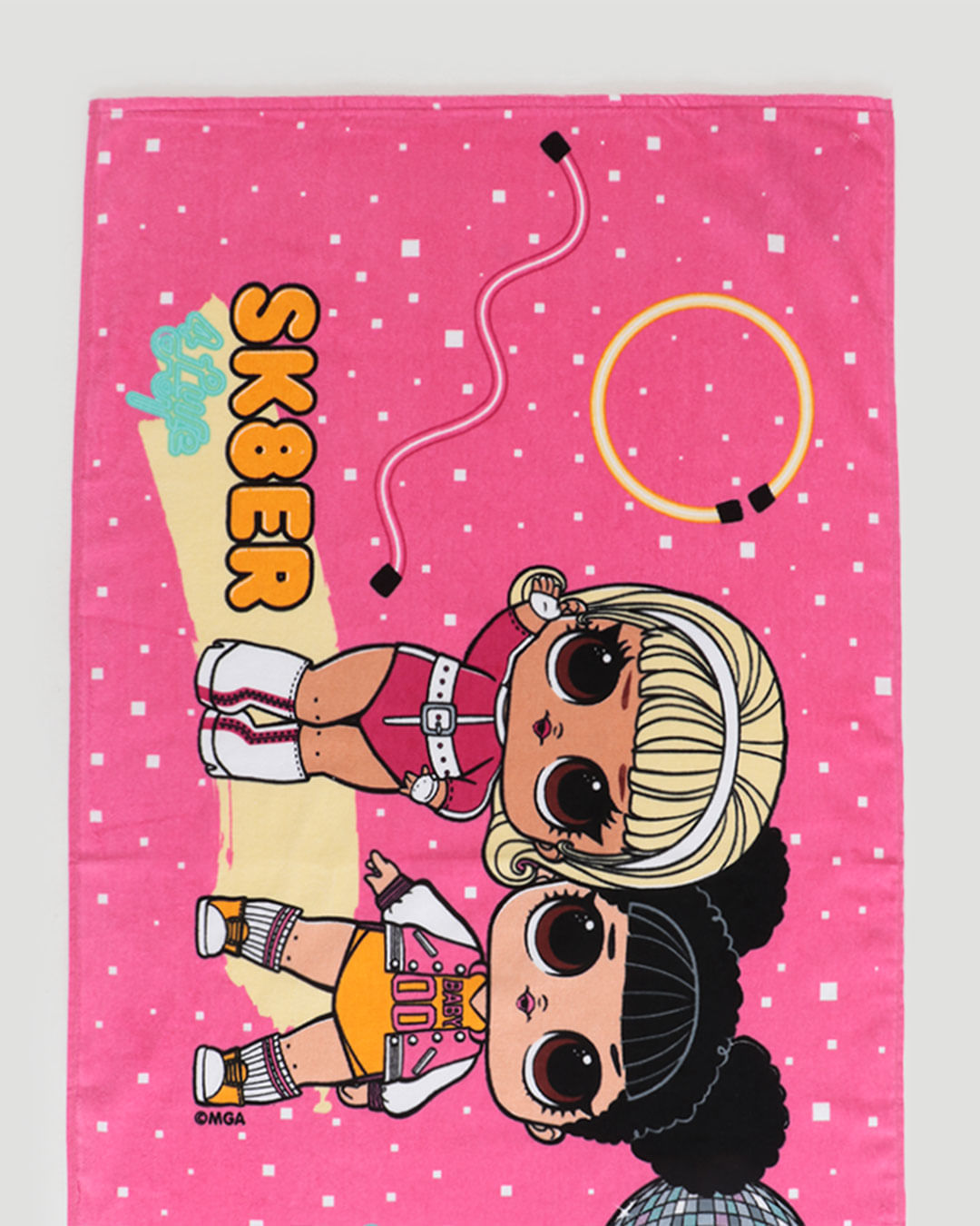 Toalha-Bh-Veludo-70x130-Lol-Girls2---Rosa-Medio