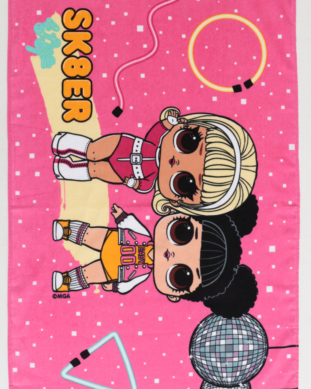 Toalha-Bh-Veludo-70x130-Lol-Girls2---Rosa-Medio