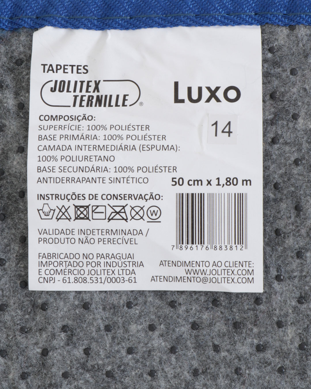 Tapete-Luxo-Liso-50x180-Sort---Azul-Medio