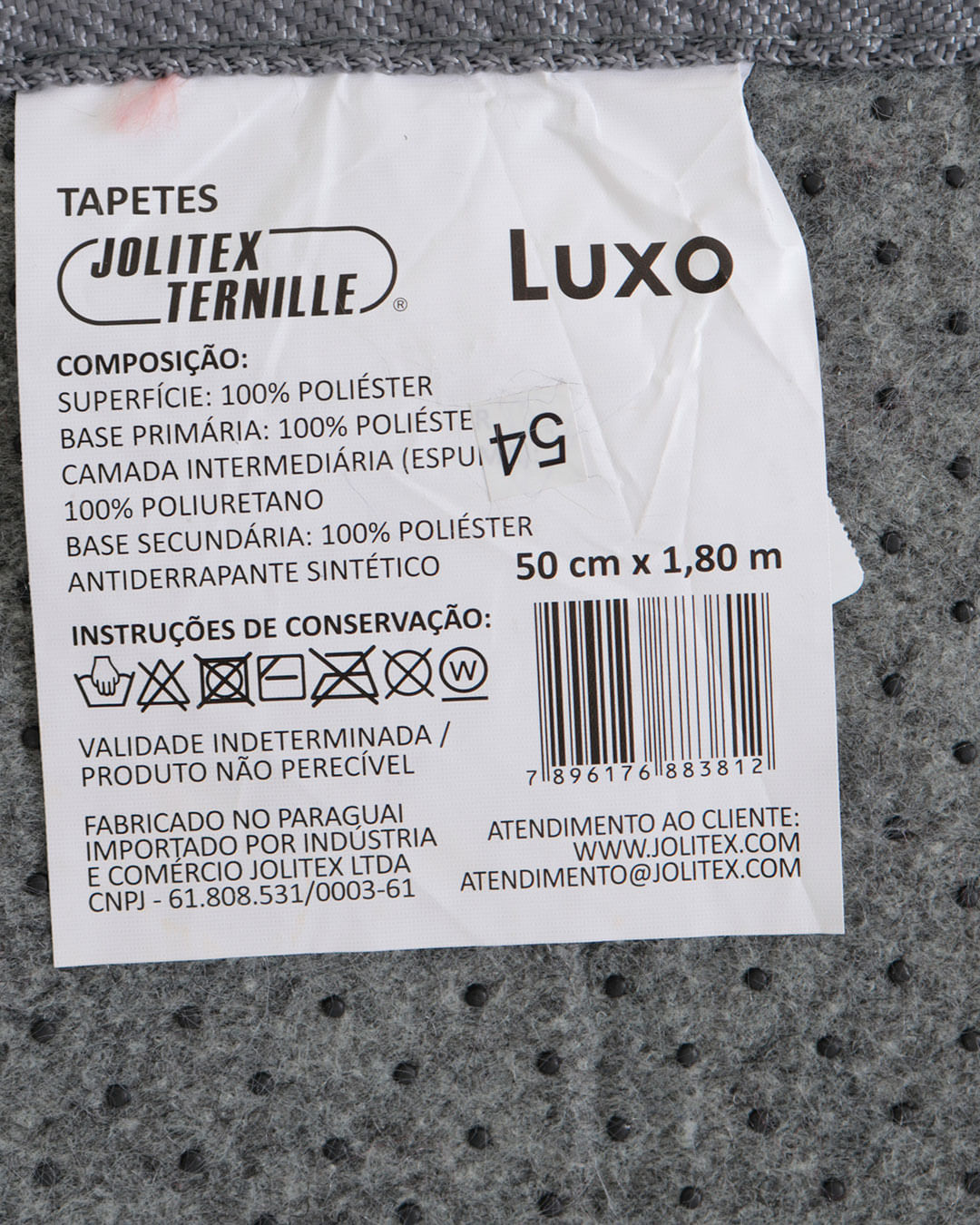 Tapete-Luxo-Liso-50x180-Sort---Cinza-Claro