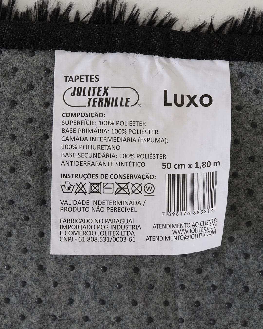 Tapete-Luxo-Liso-50x180-Sort---Preto