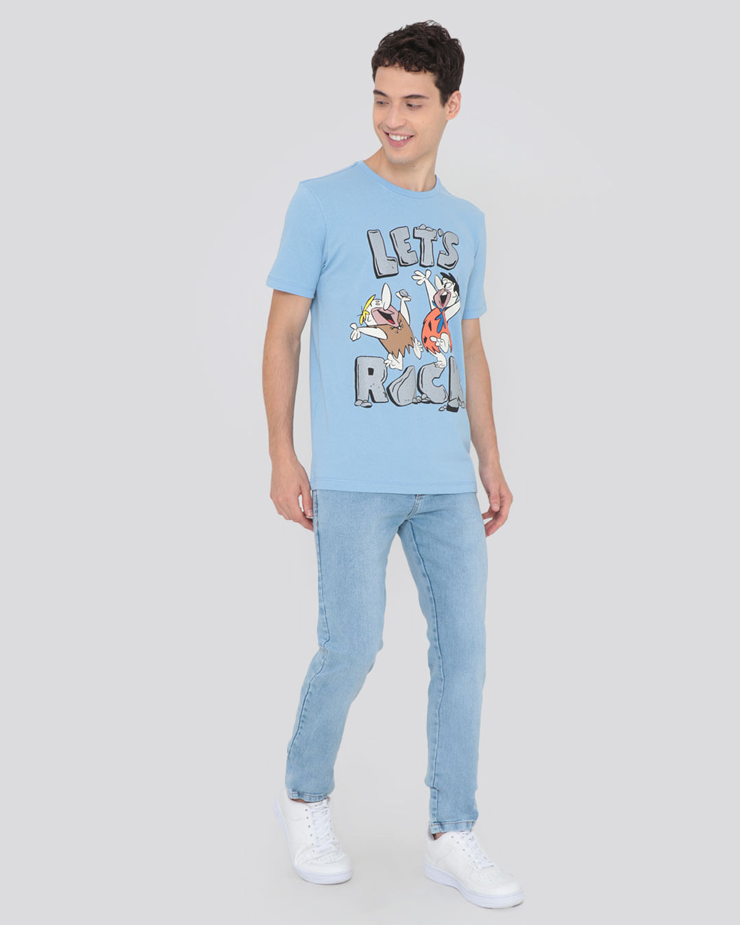 Camiseta-Trw121131-The-Flintstones-Pgg---Azul-Medio