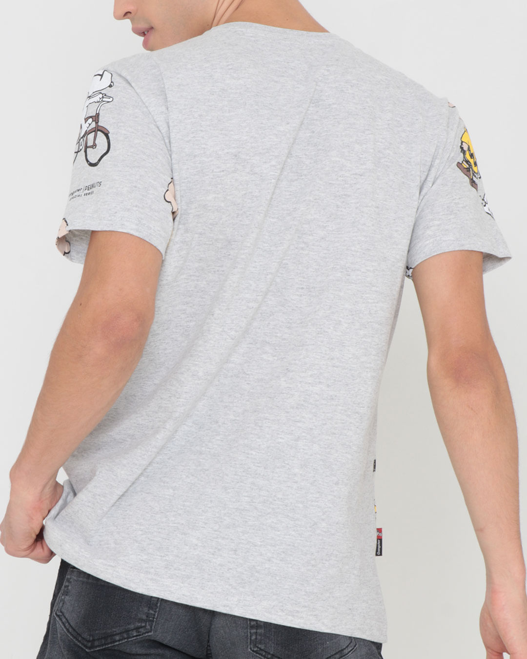 Camiseta-10161416-Snoopy-Gangster---Cinza-Claro