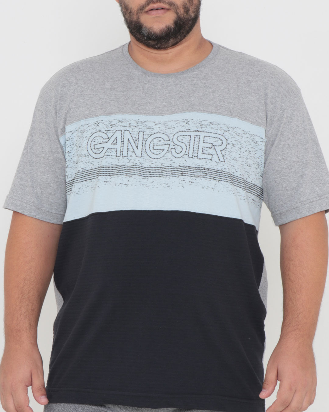 Camiseta-51180694-Dif-Gangster-Plus---Cinza-Claro