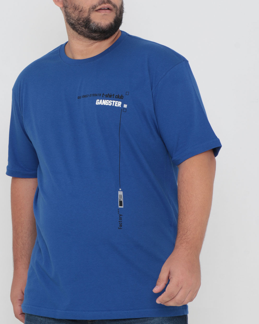 Camiseta-50011559-Basic-Gangster-Plus---Azul-Medio