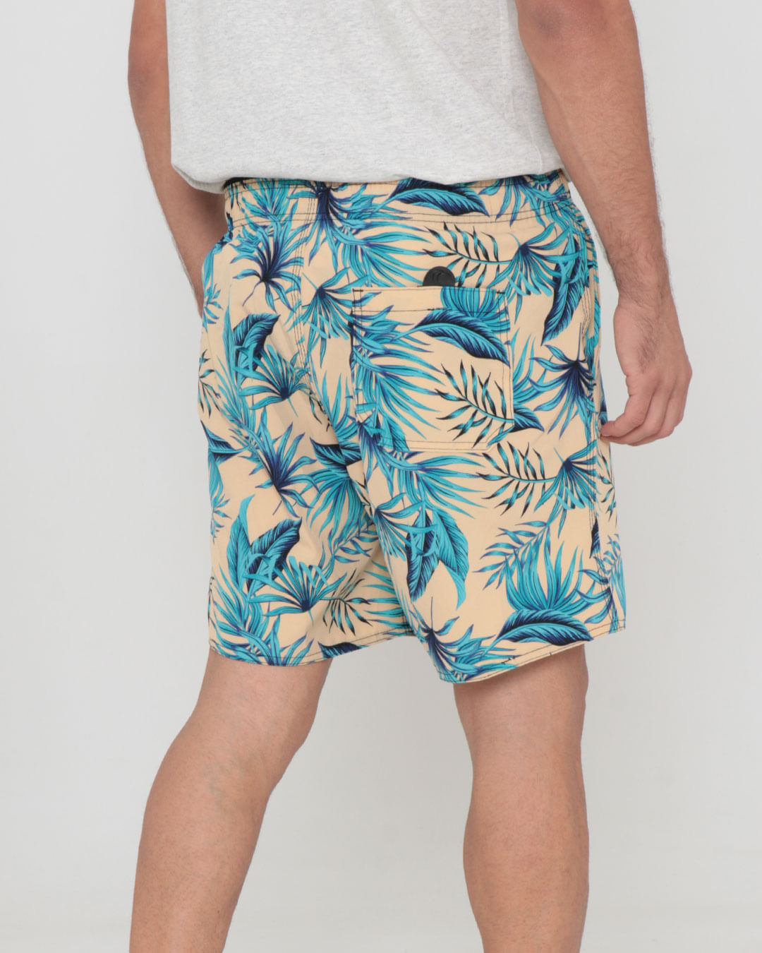 Bermuda-2680-Elastico-Premiun-El17---Bege-Floral